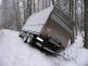 NA v příkopu - zima