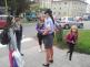 Policisté dohlíželi na chodce  