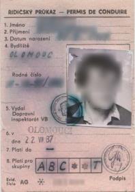Řidičský průkaz