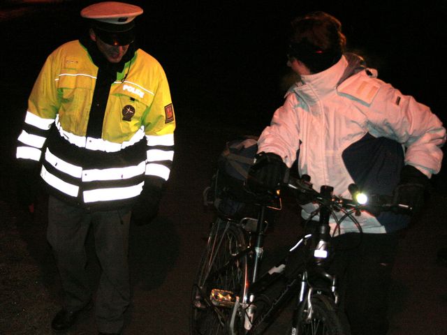 12 kontrola cyklistu v Kunovicich