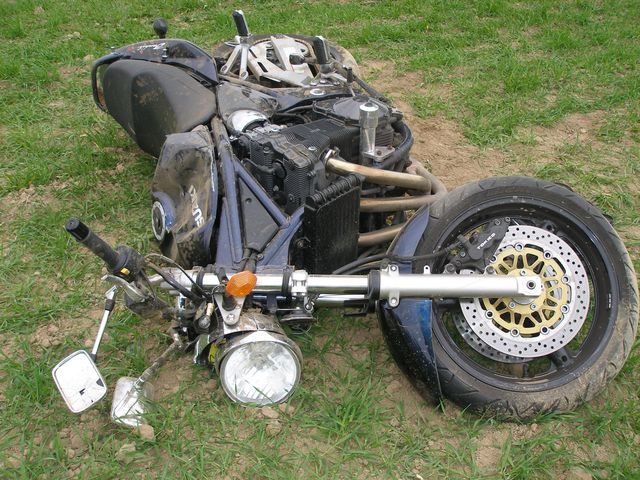 15.5.2009 - u Králík, motocykl x terénní automobil