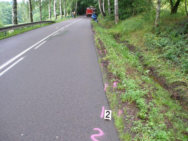 24.6.2009 - u Lanšperka, havárie Š Fabia Combi