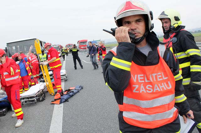 27 simulace nehody Kunovice