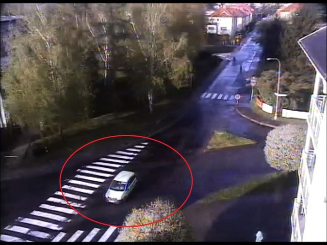 3 pohyb pachatele loupeze ve zlatnictvi Uherske Hradiste
