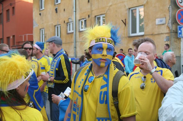 4 pochod švédských fanoušků