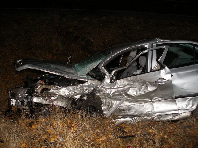 9.11.2009 - I/35, čelní střet Š Octavia x Š Yeti