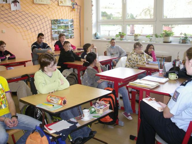 Beseda na spec. základní škole