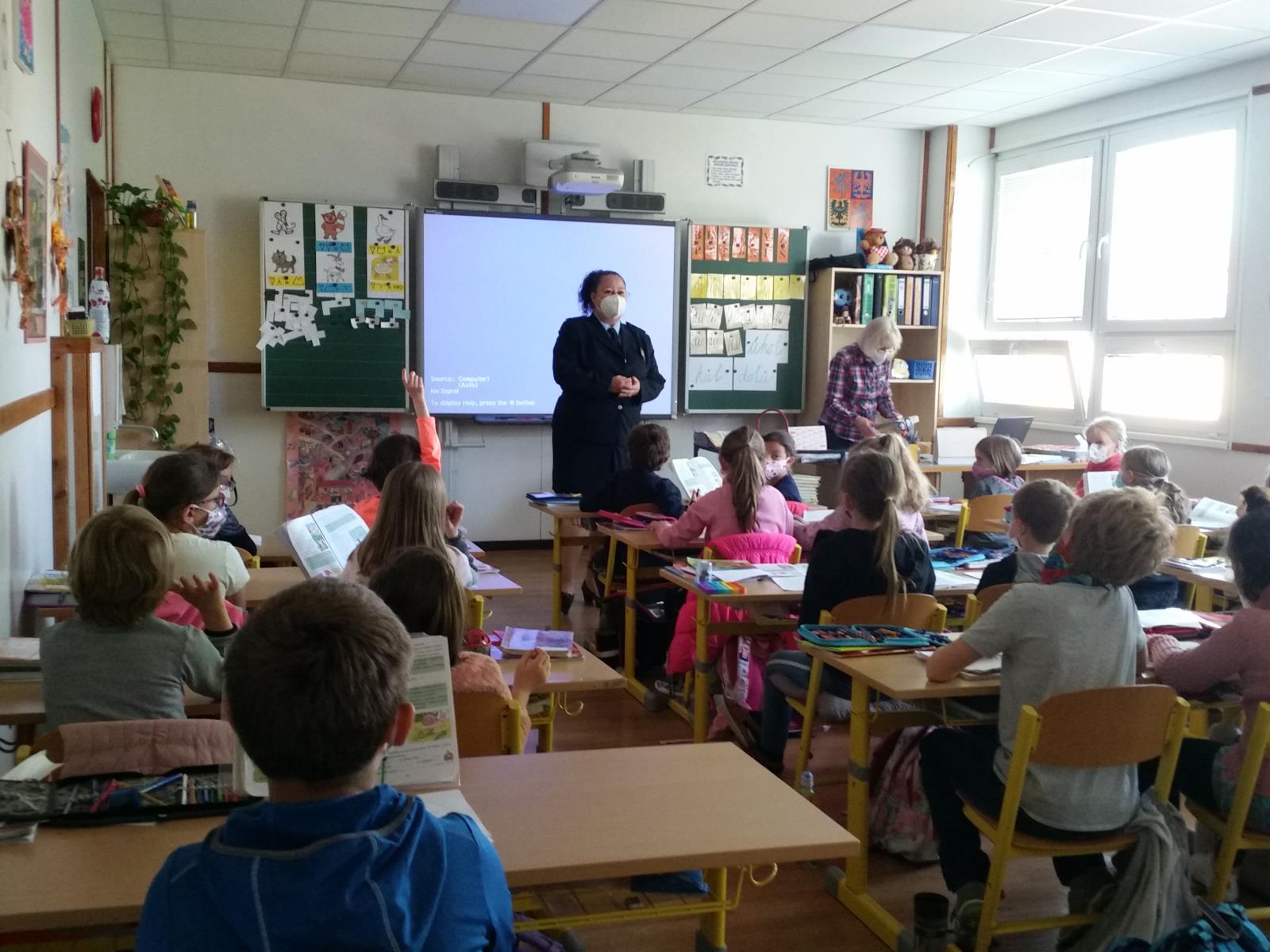 Beseda s žáky ZŠ Lány