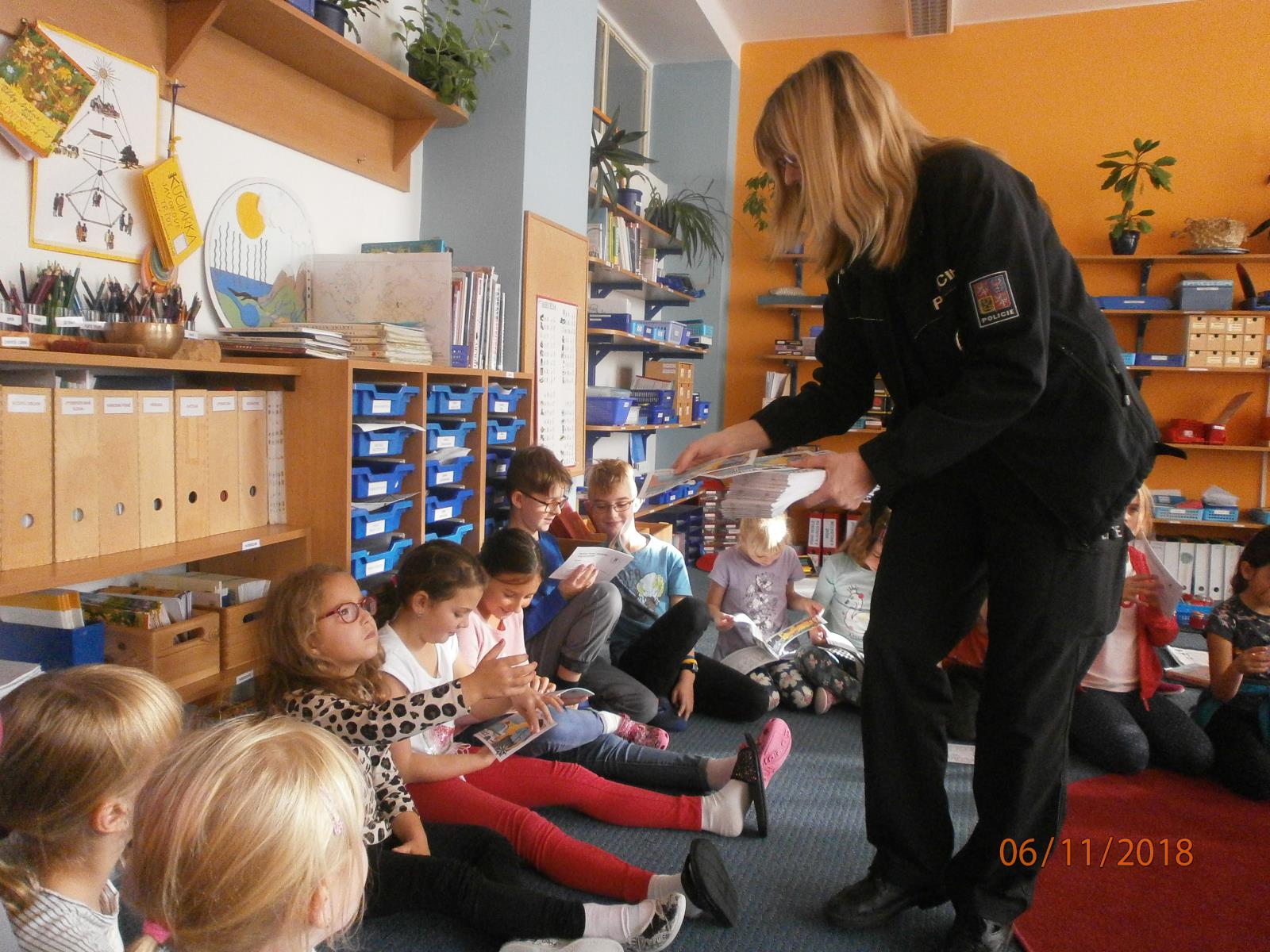 Beseda s žáky Základní školy Montessori