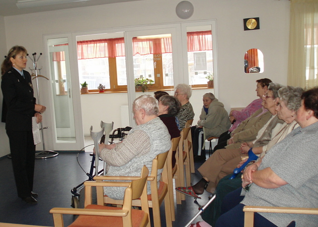 Beseda se seniory v Lovosicích