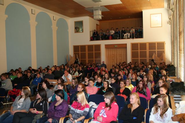 Boskovický skleník zaplnili studenti