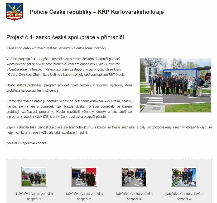 Centrum zdraví a bezpečí 2017