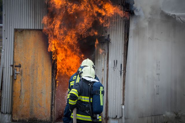 Cvičení - požár