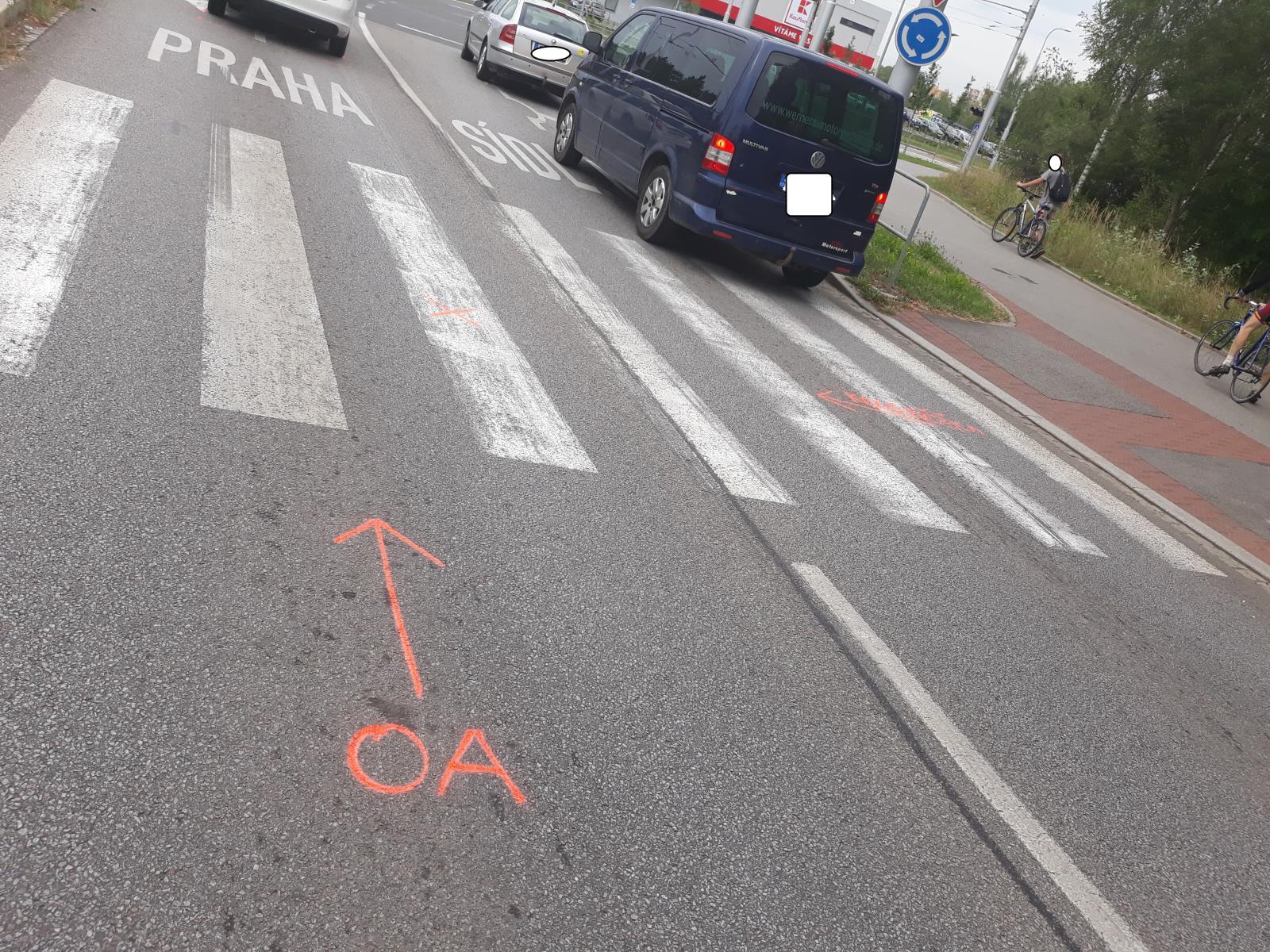 DN OA s e-koloběžkou u Kauflandu 3.