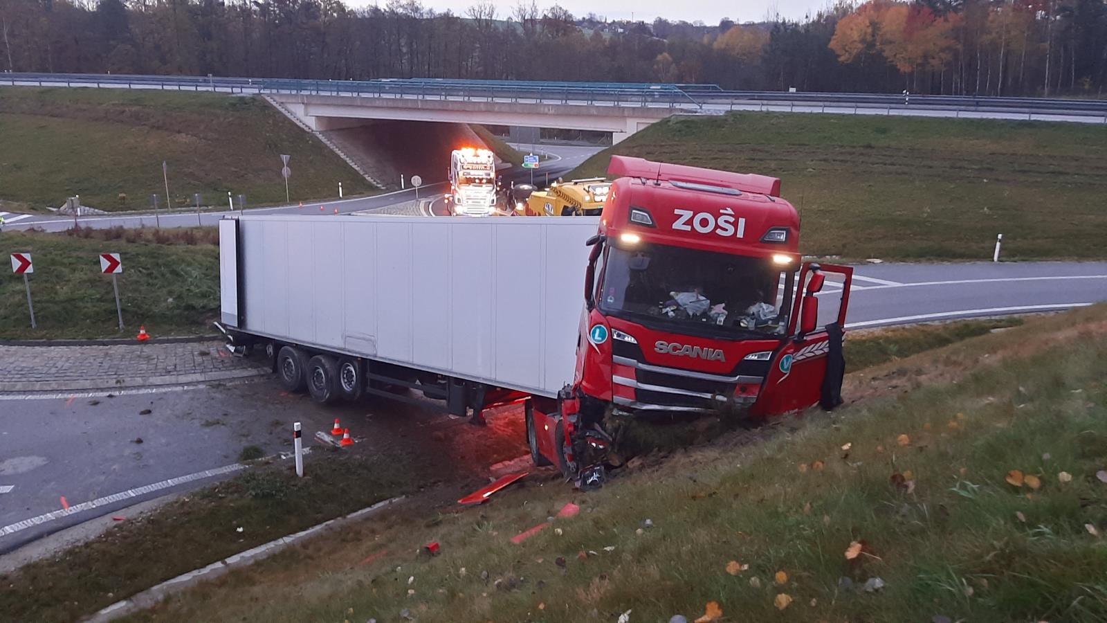 DN - Sjezd z D3 na Hlubokou nad Vltavou