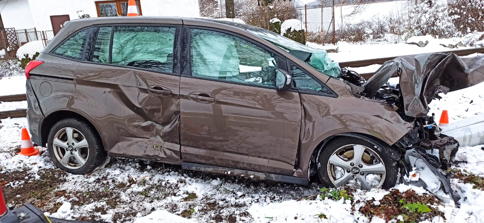 DN na žel. přejezdu v Kardašově Řečici 4.