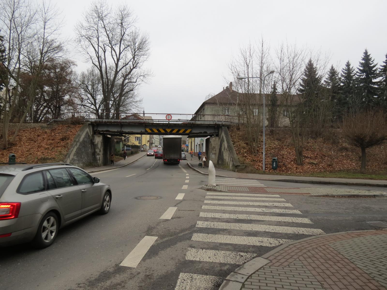 DN u viaduktu v Písku I.
