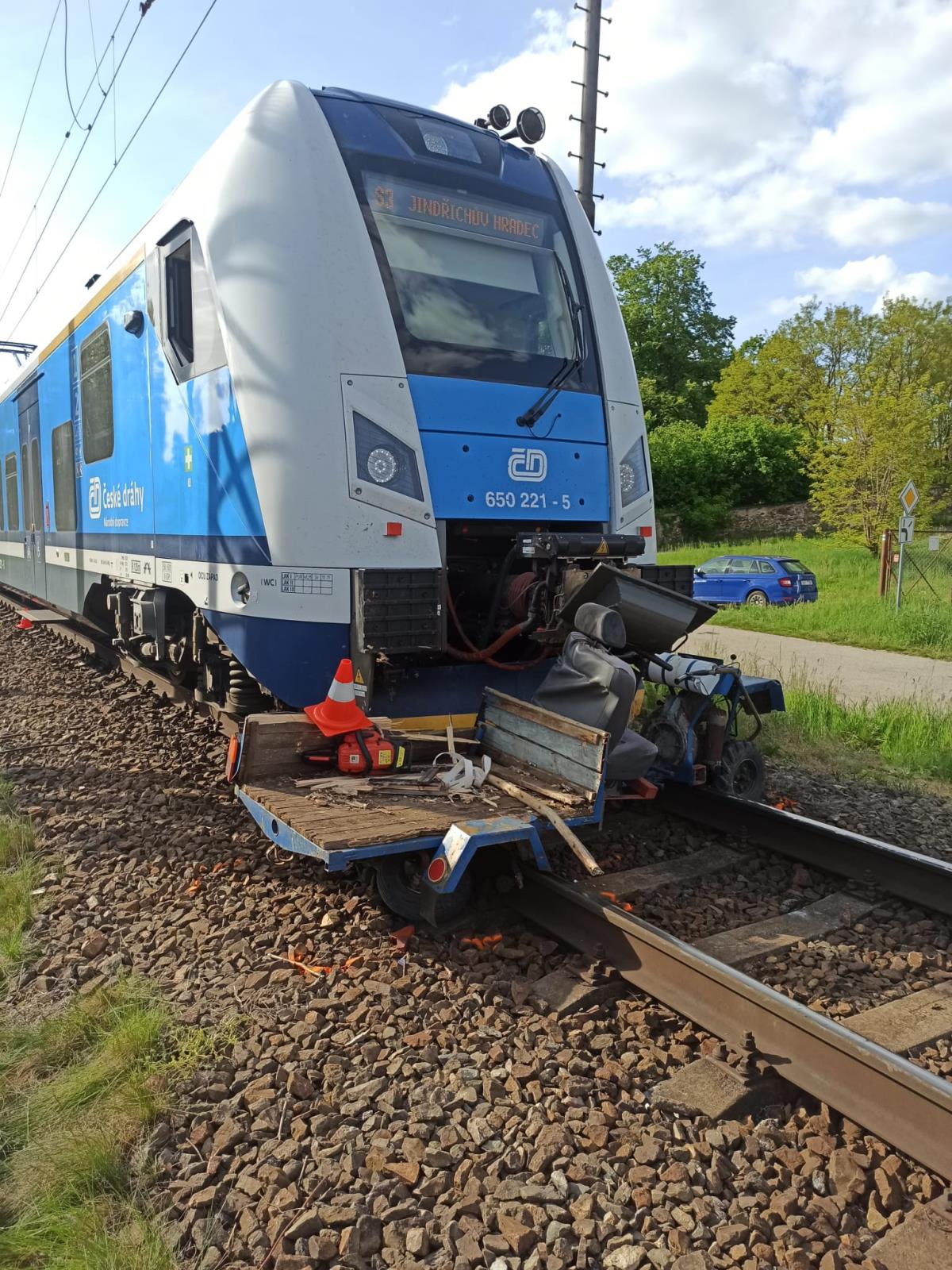 DN zahradního malotraktoru s vlakovou soupravou K. Řečice.jpeg