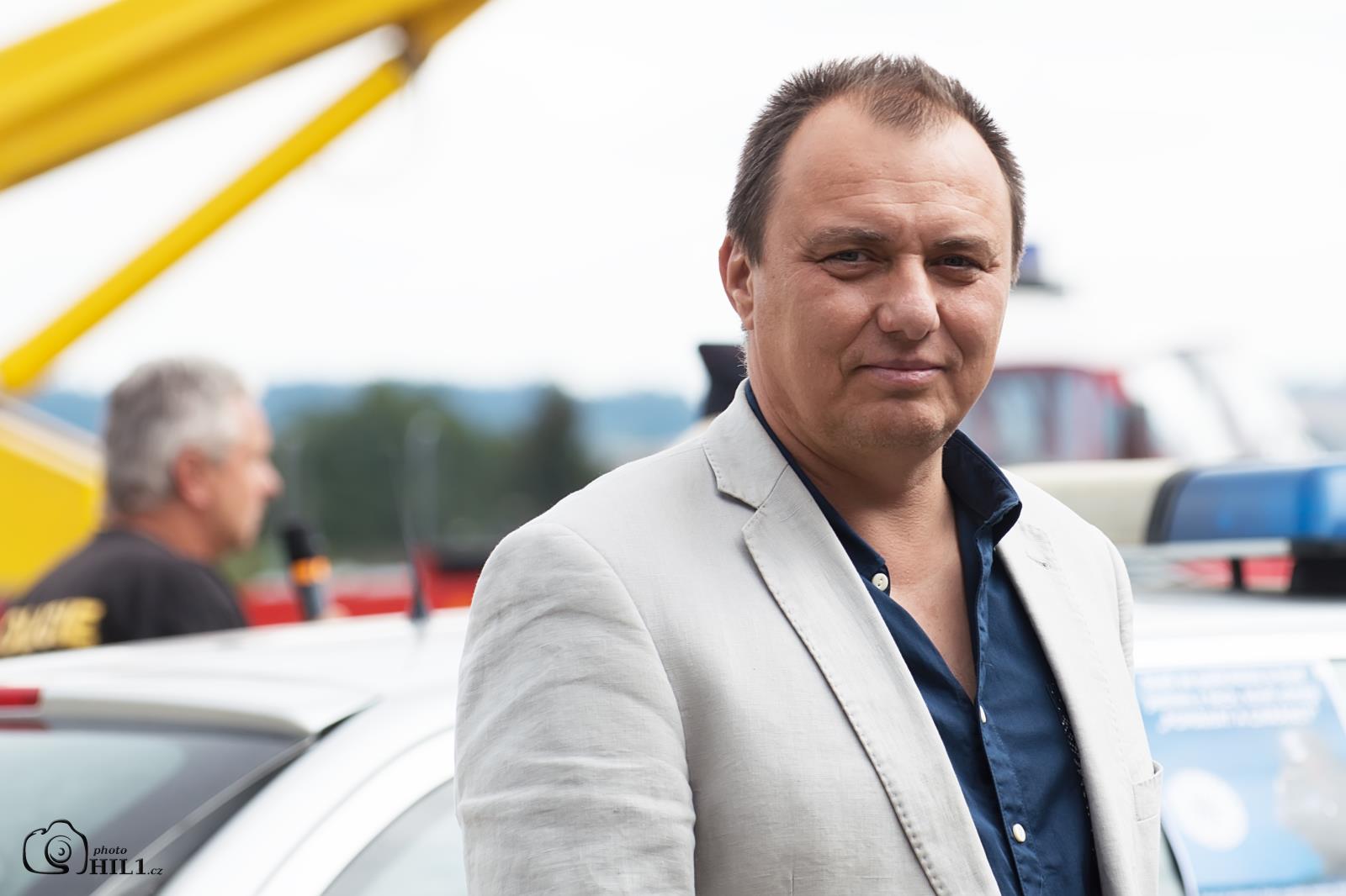 Dačice -  Den IZS - starosta města Ing. Karel Macků 