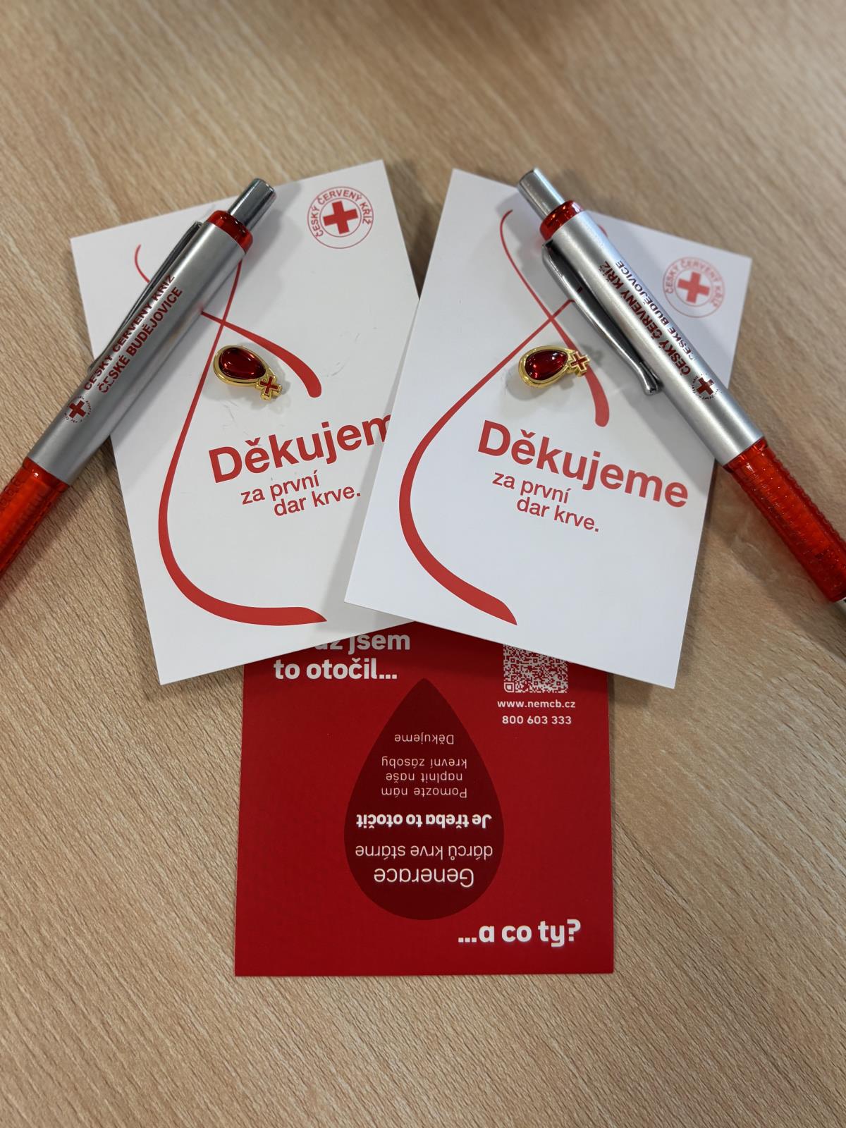 Darování krve, českokrumlovští policisté