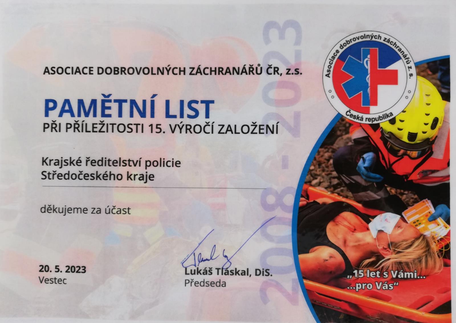 Den složek IZS 16.