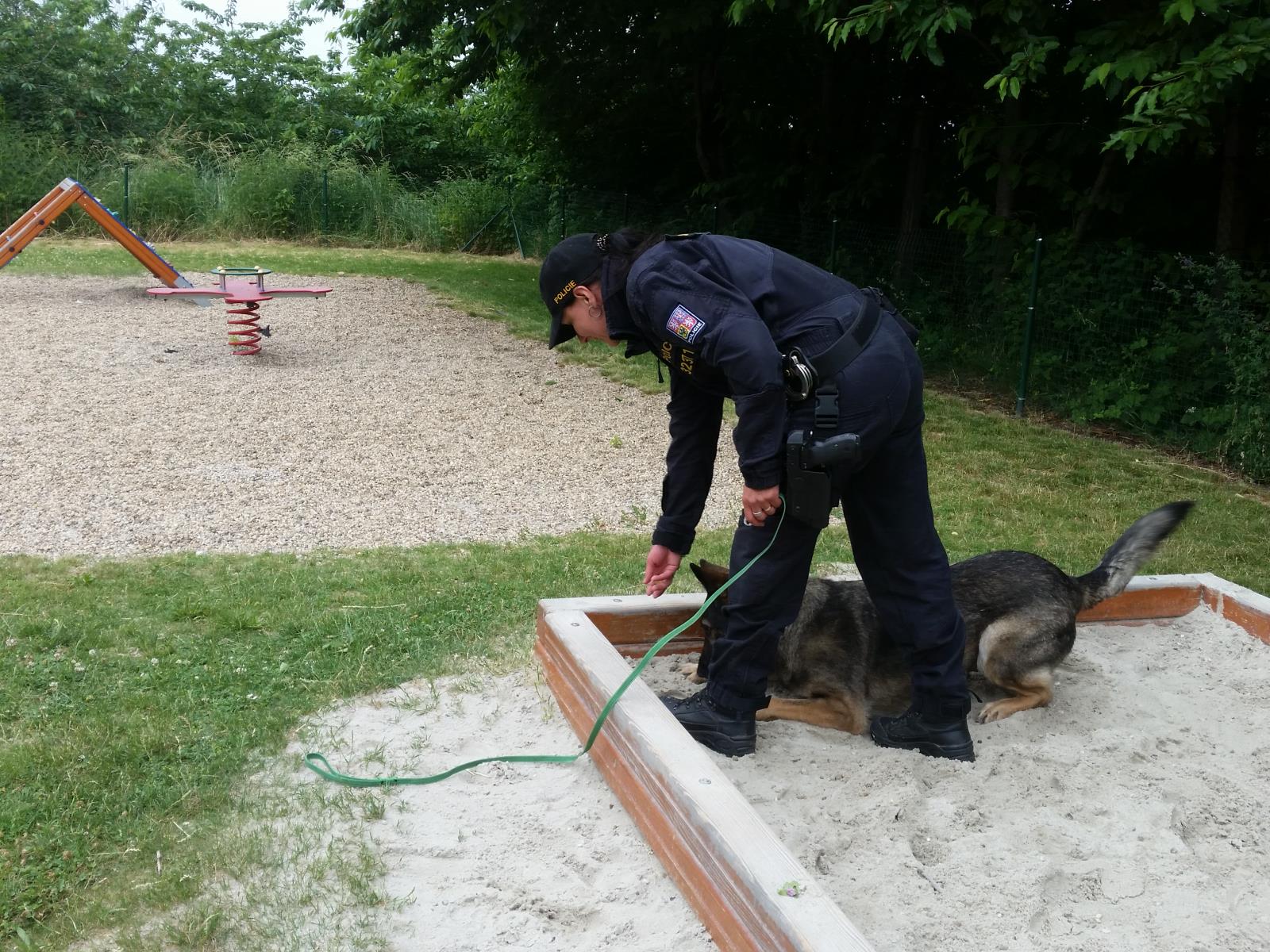 Děti z organizace Vějíř navštívily policisty