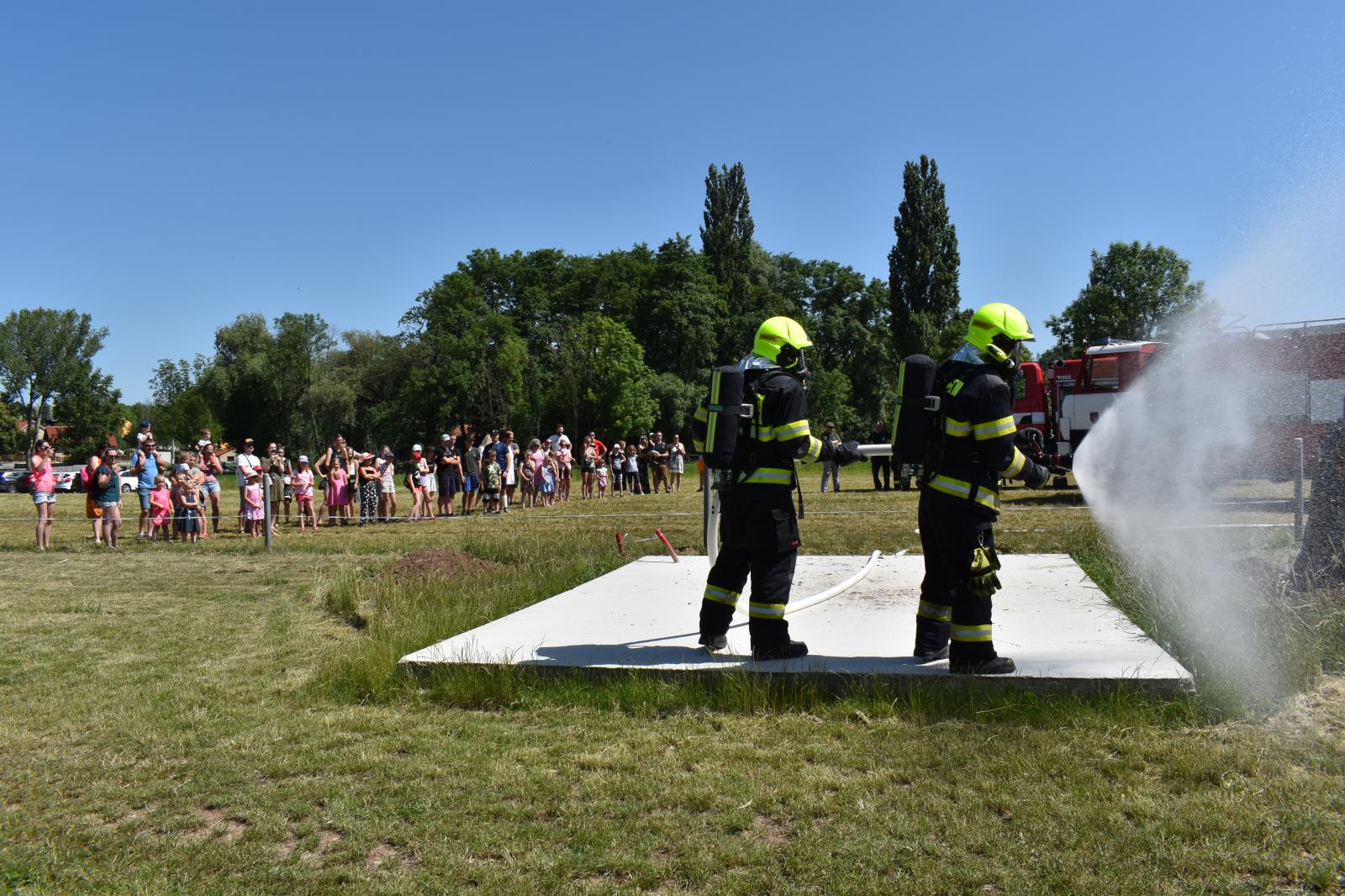 Dětský den s policií v obci Žižice na Slánsku