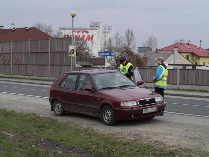 Dopravně bezpečnostní akce se studenty