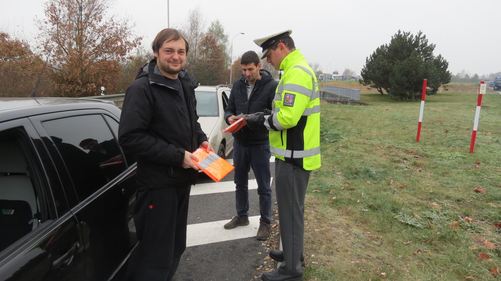 Dopravně preventivní akce - reflexní vesty