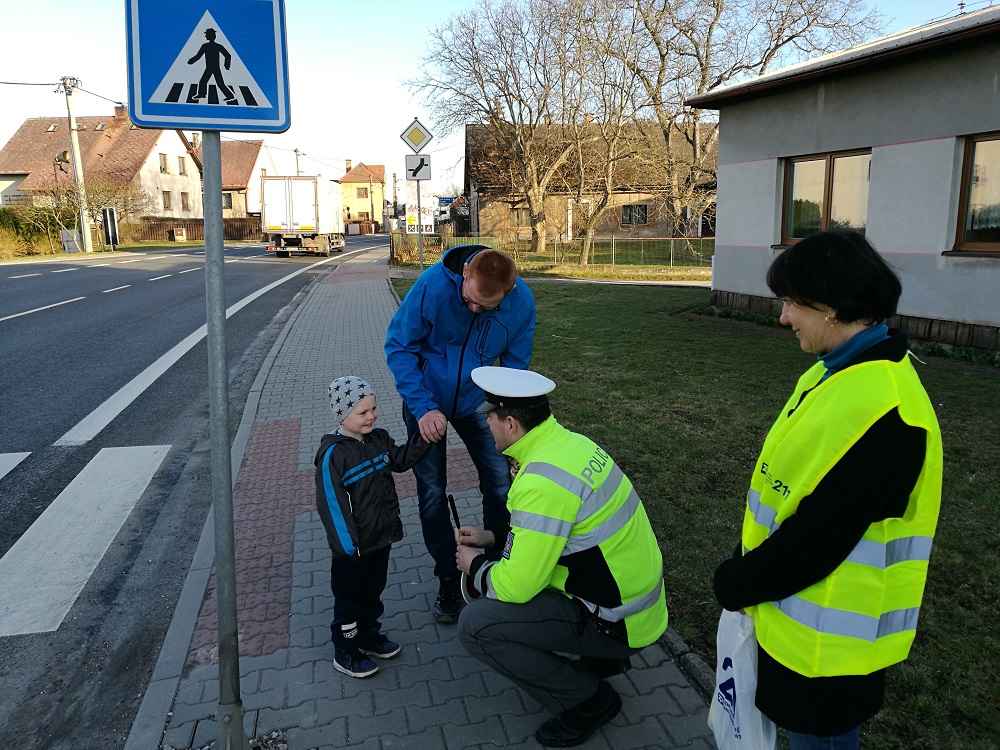 Dopravní akce "Zebra se za Tebe nerozhlédne" - duben 2018