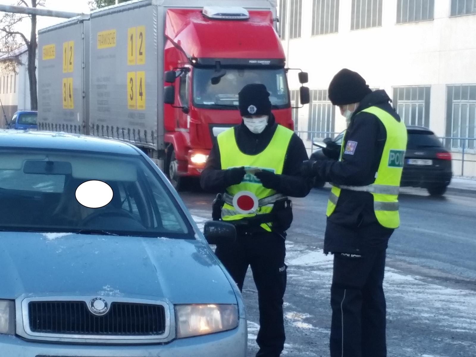 Dopravní akce s novými policisty