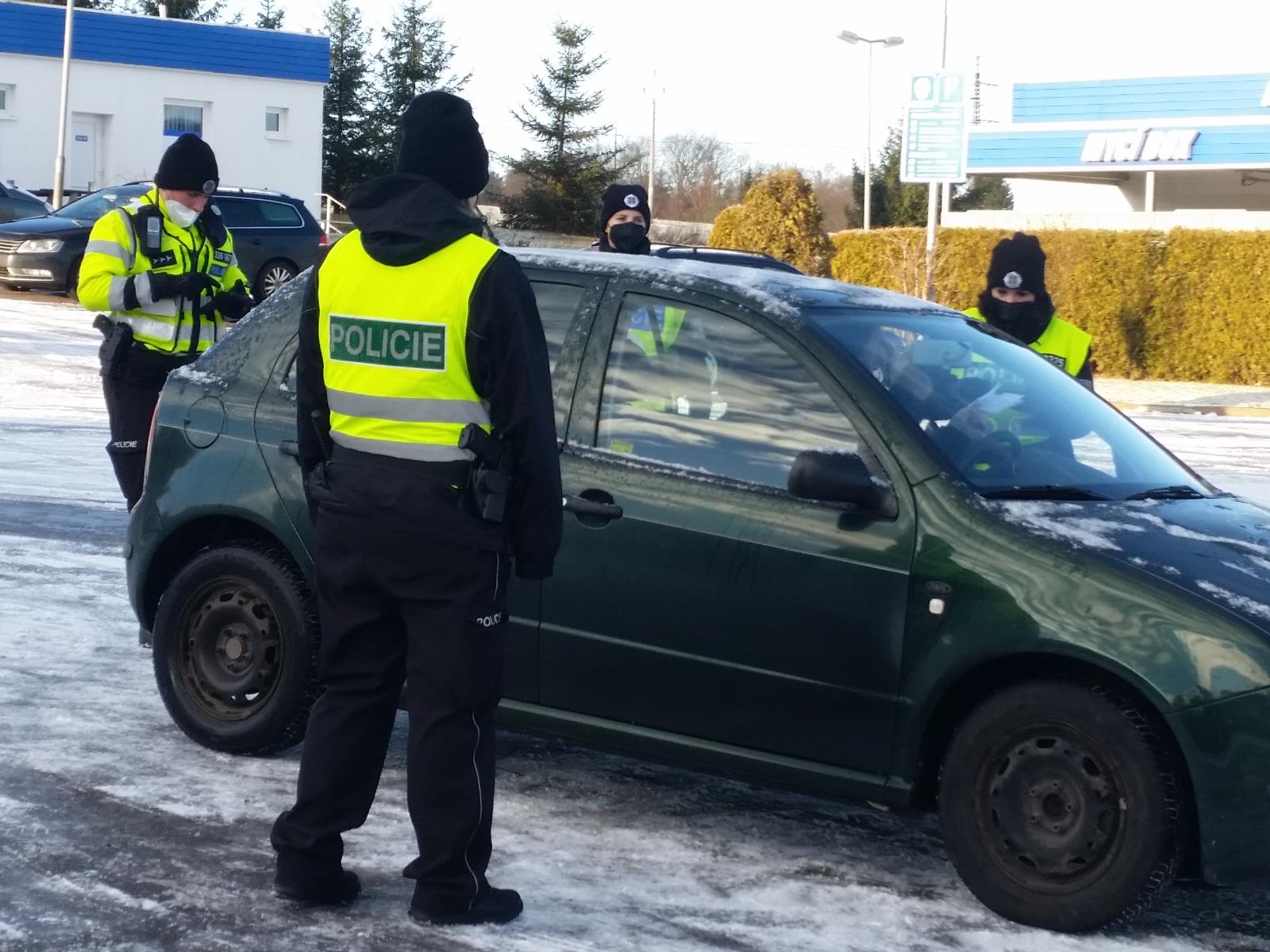 Dopravní akce s novými policisty