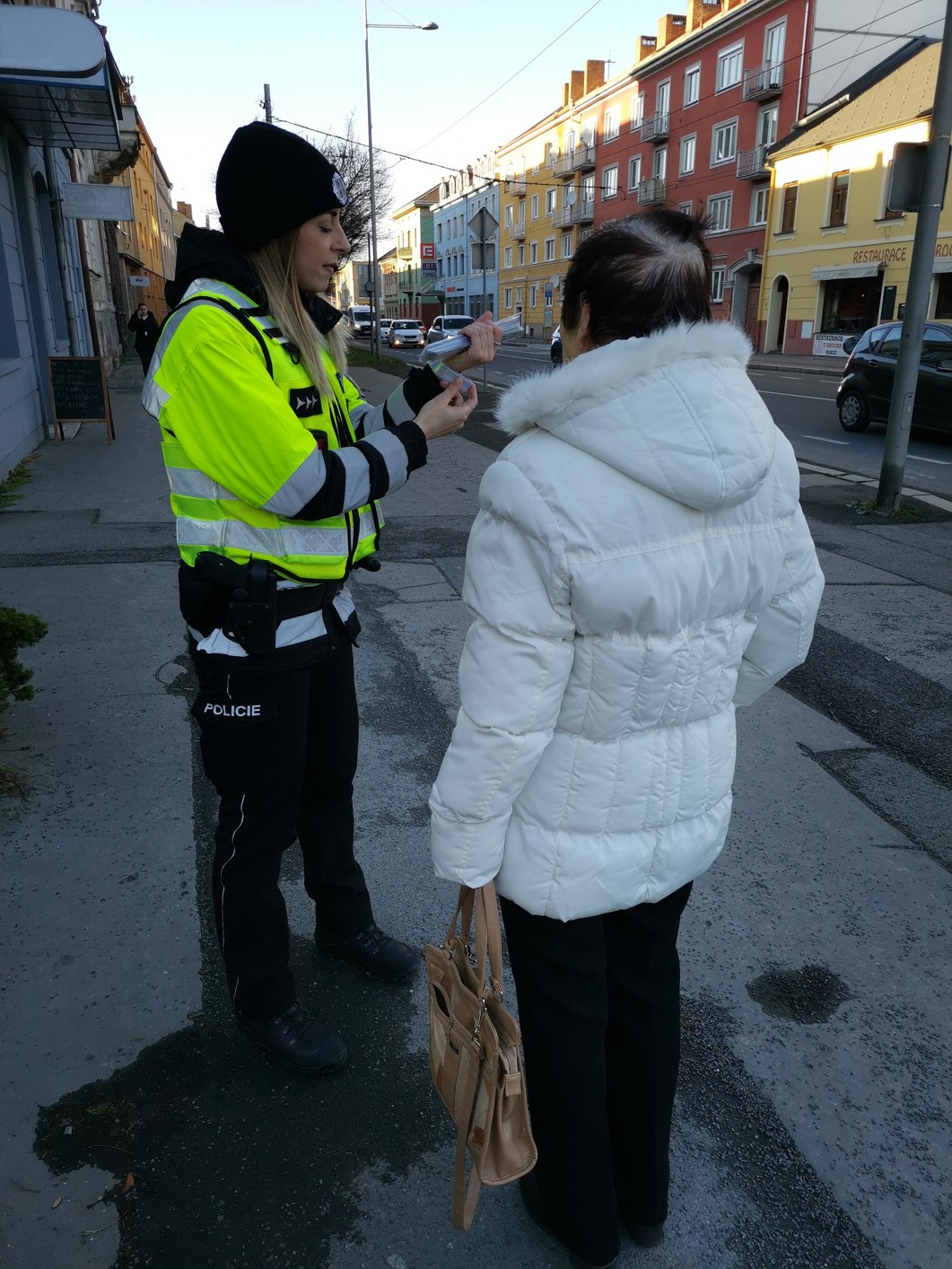 Dopravní akce v Opavě, ulice Krnovská