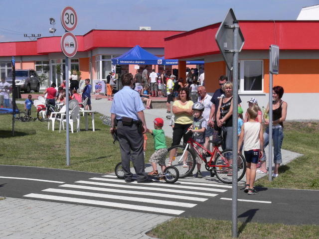 Dopravní hřiště bylo v obležení dětí