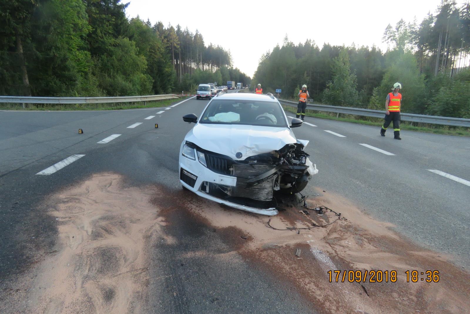 Dopravní nehoda - Česká Kubice - 17.09.2018