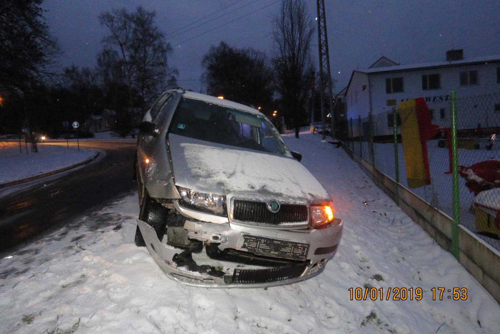 Dopravní nehoda - Domažlice - 10.01.2019