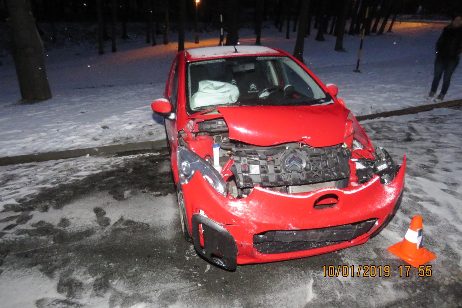 Dopravní nehoda - Domažlice - 10.01.2019