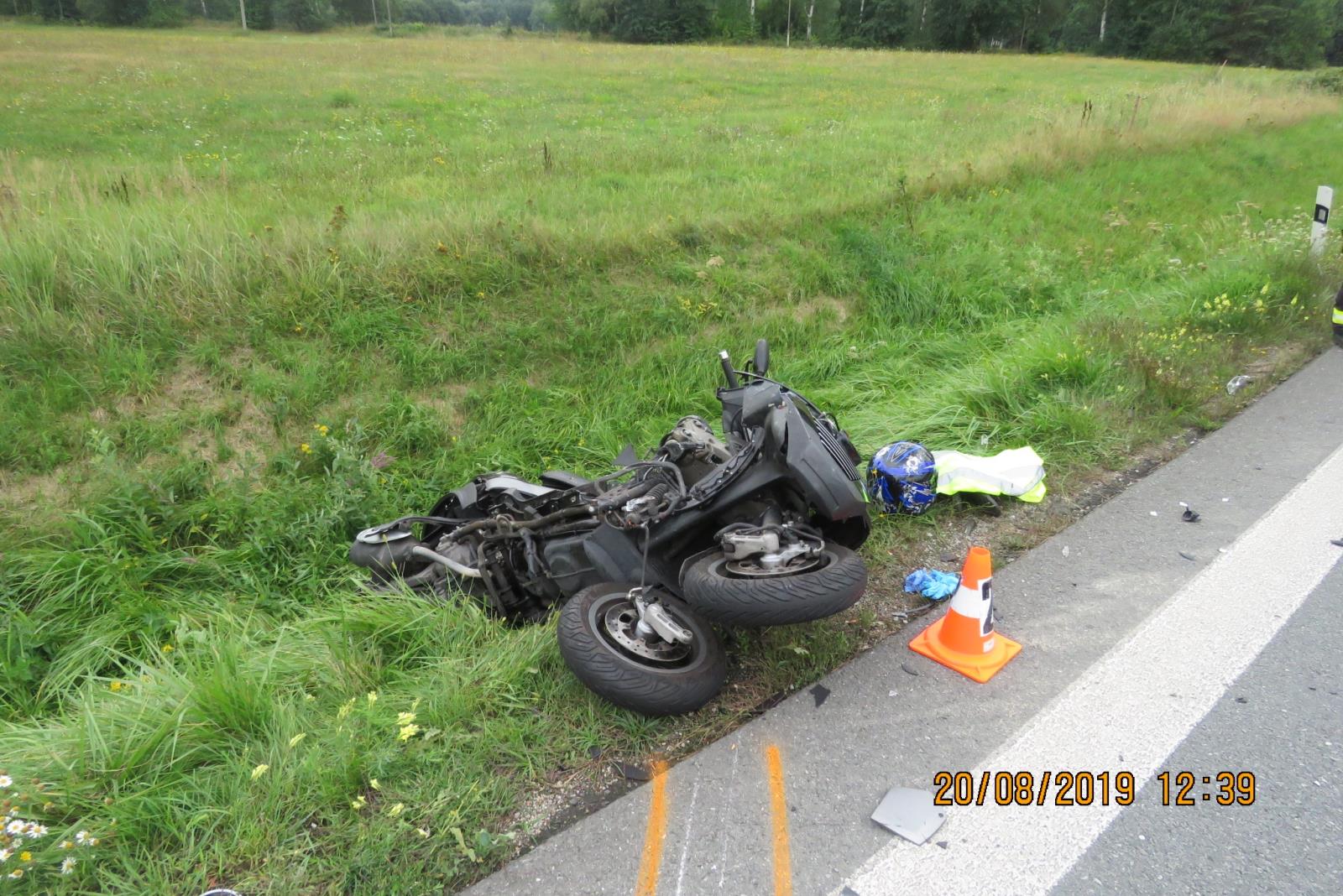 Dopravní nehoda - Hadrovec - 20.08.2019