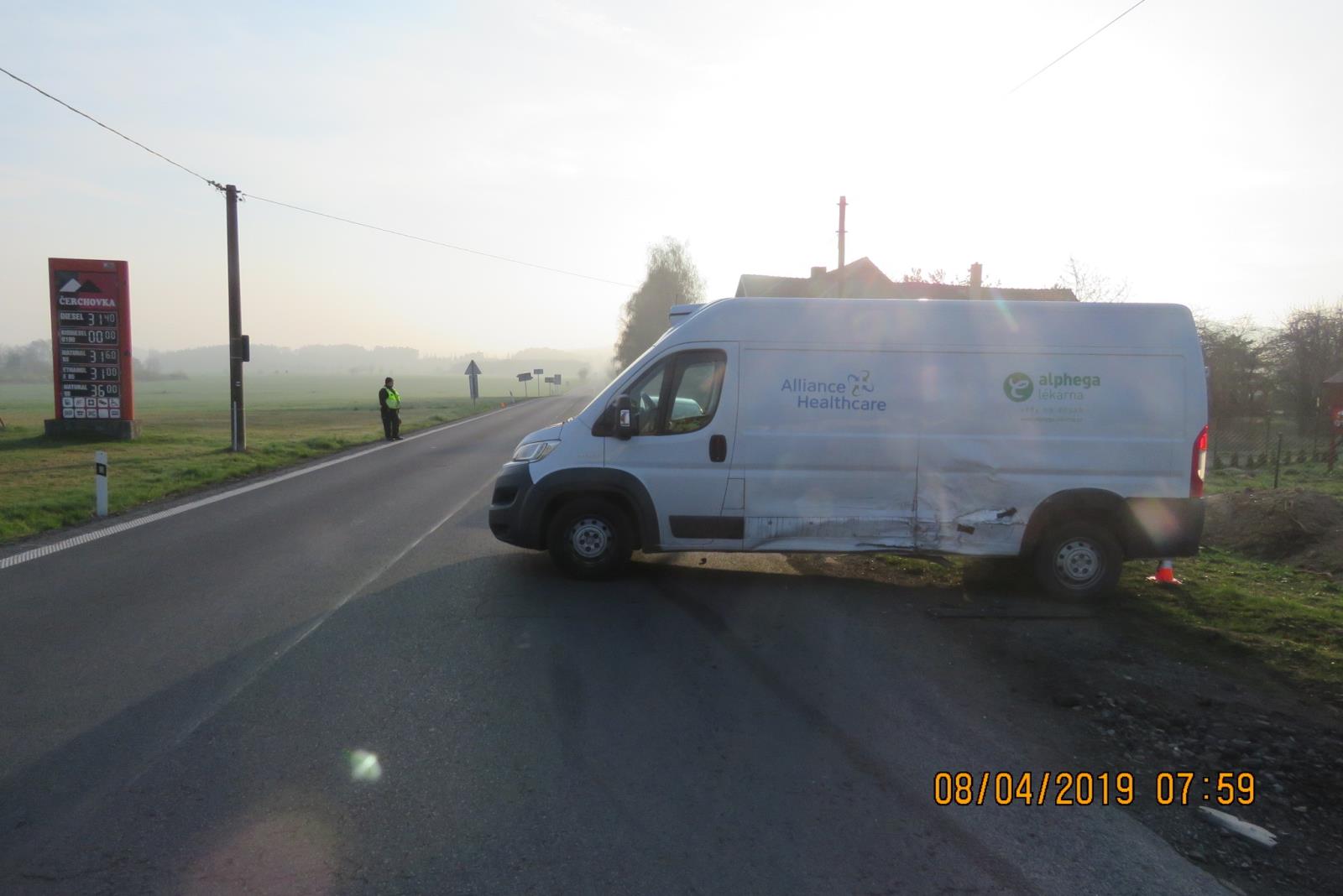 Dopravní nehoda - Klenčí pod Čerchovem - 08.04.2019