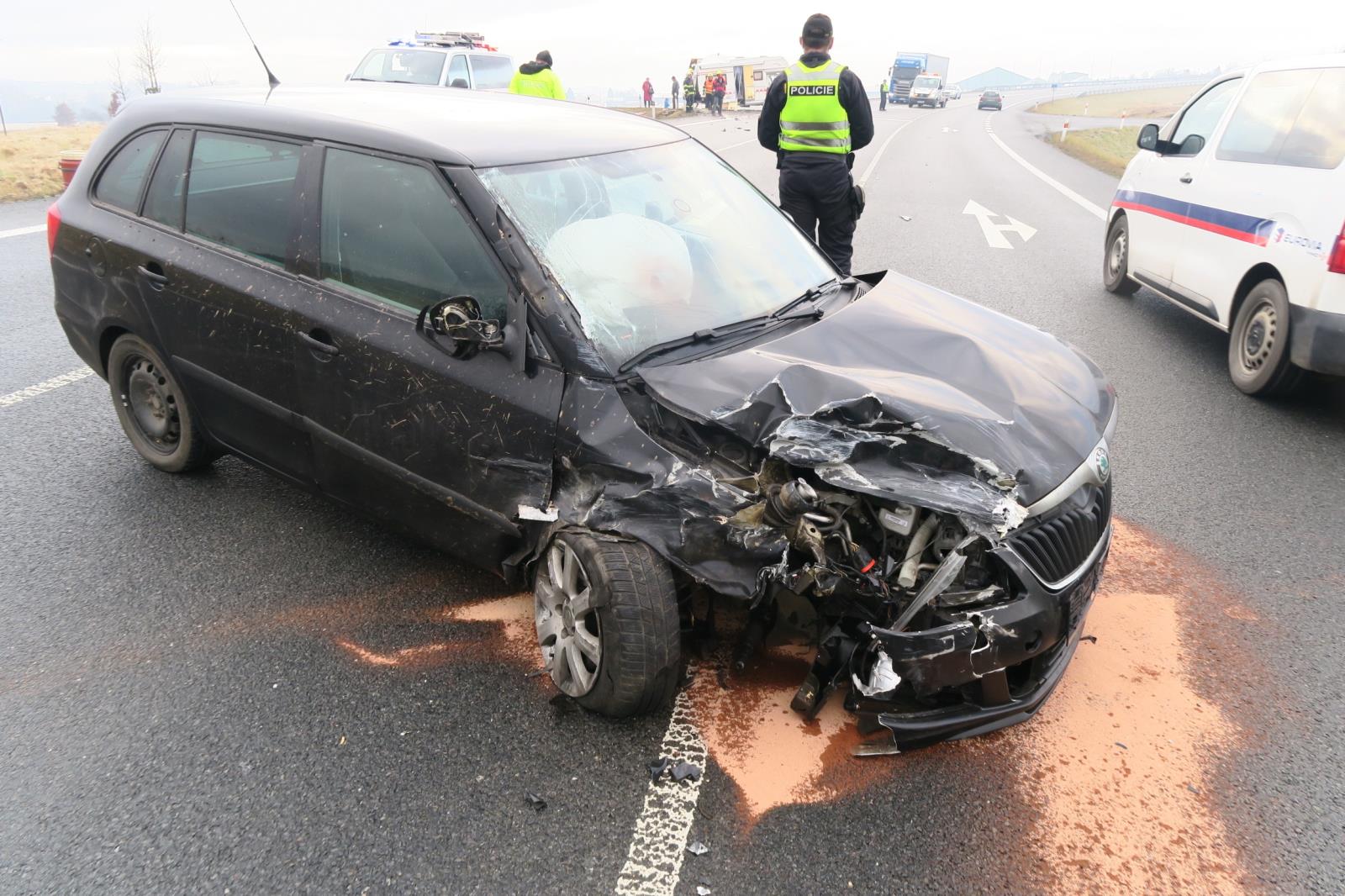 Dopravní nehoda - Ohučov - 10.01.2022