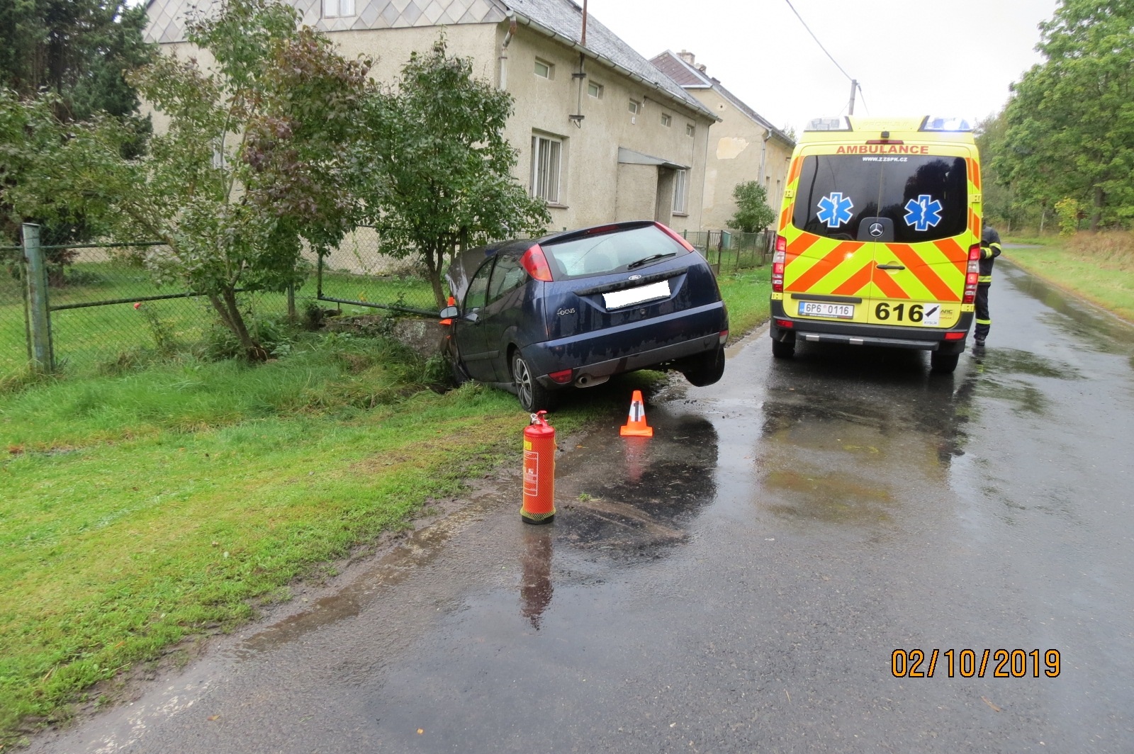 Dopravní nehoda - Železná - 02.10.2019