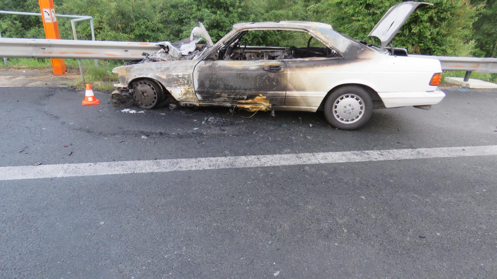 Dopravní nehoda - dálnice D5 - 15.07.2021