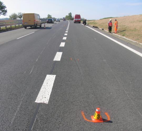 Dopravní nehoda motocyklu