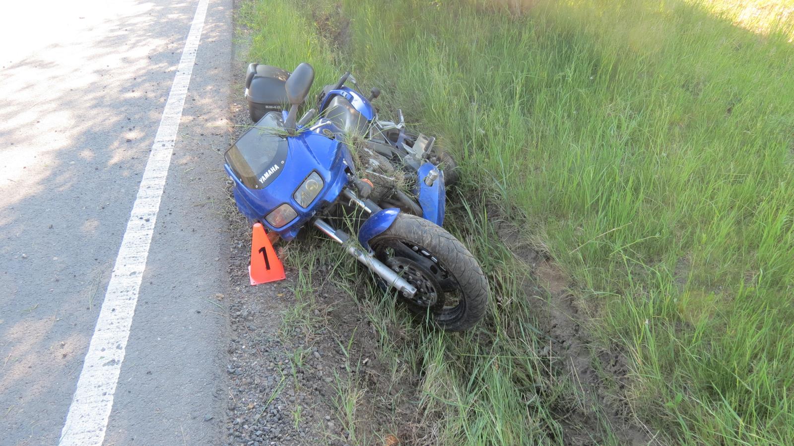 Dopravní nehoda motorkáře