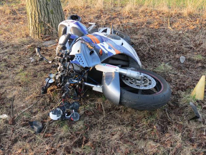 Dopravní nehoda motorkáře u Buštěhradu