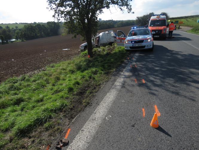 Dopravní nehoda u obce Blahotice