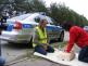 Dopravní policisté a kontrola autolékárniček 