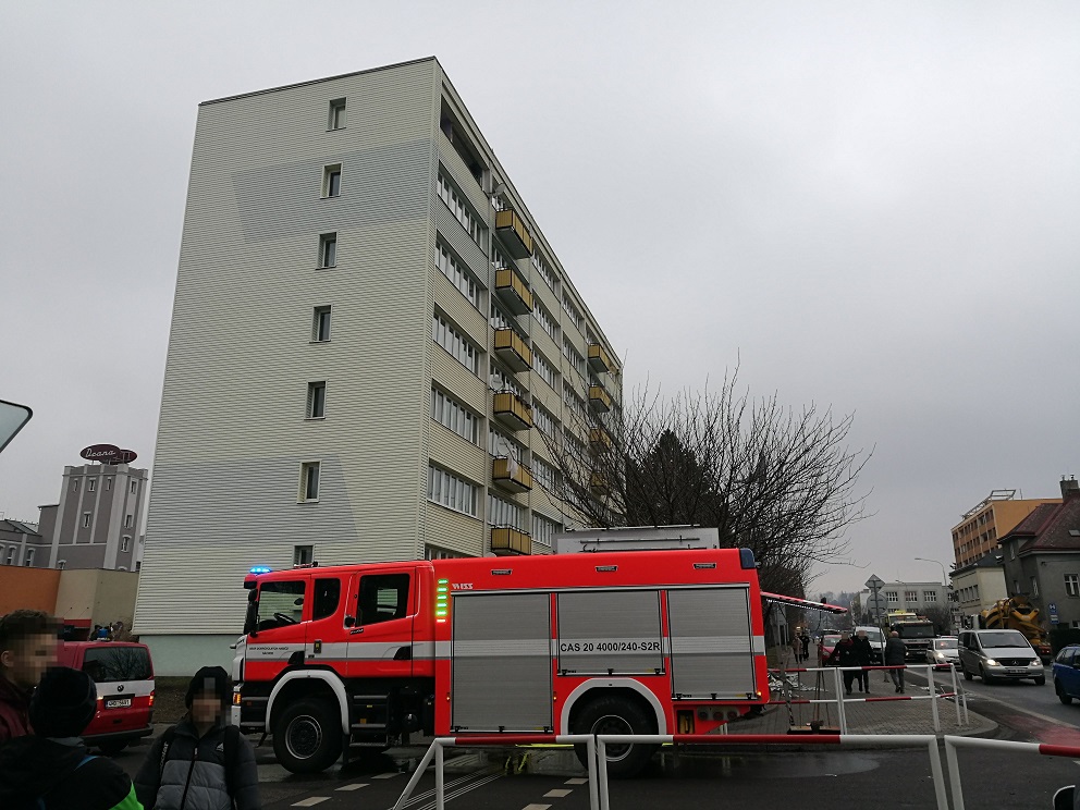 Exploze v bytě