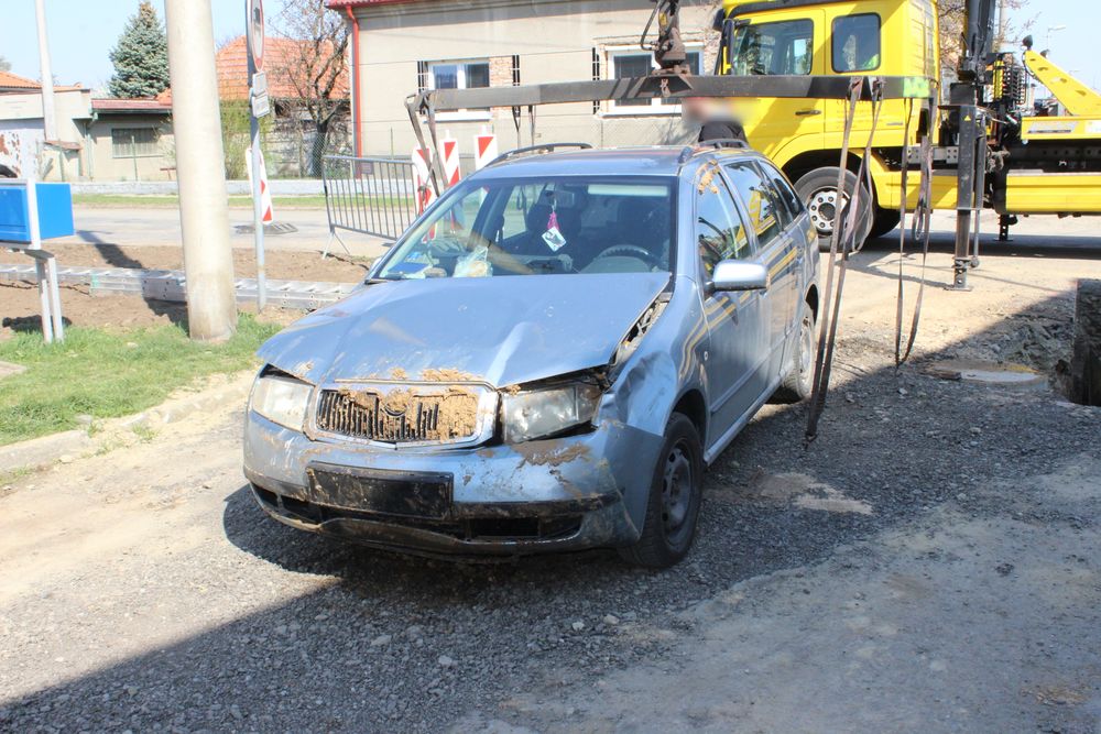 Fabia ve výkopu
