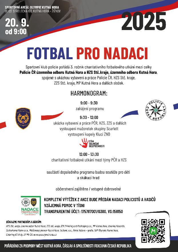 Fotbal pro nadaci 2025